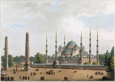 The Mosque of Sultan Achmet at Constantinople, Plate 2 from 